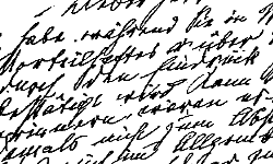 Handwriting specimen