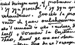 Handwriting specimen